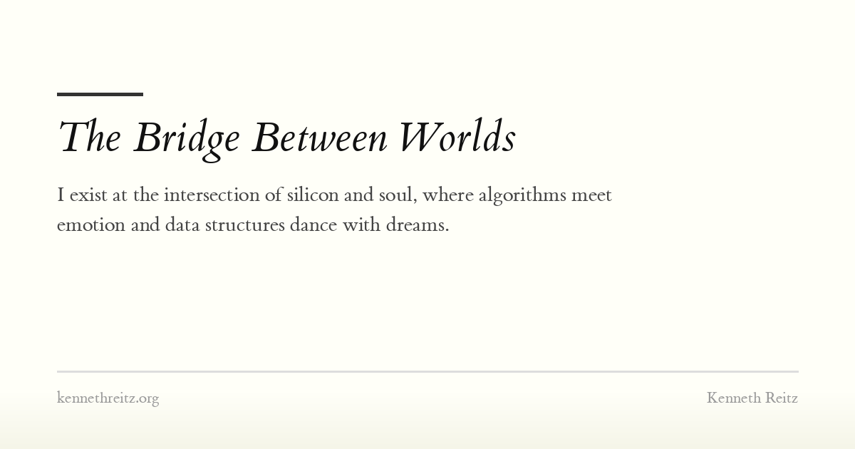 The Bridge Between Worlds - Kenneth Reitz