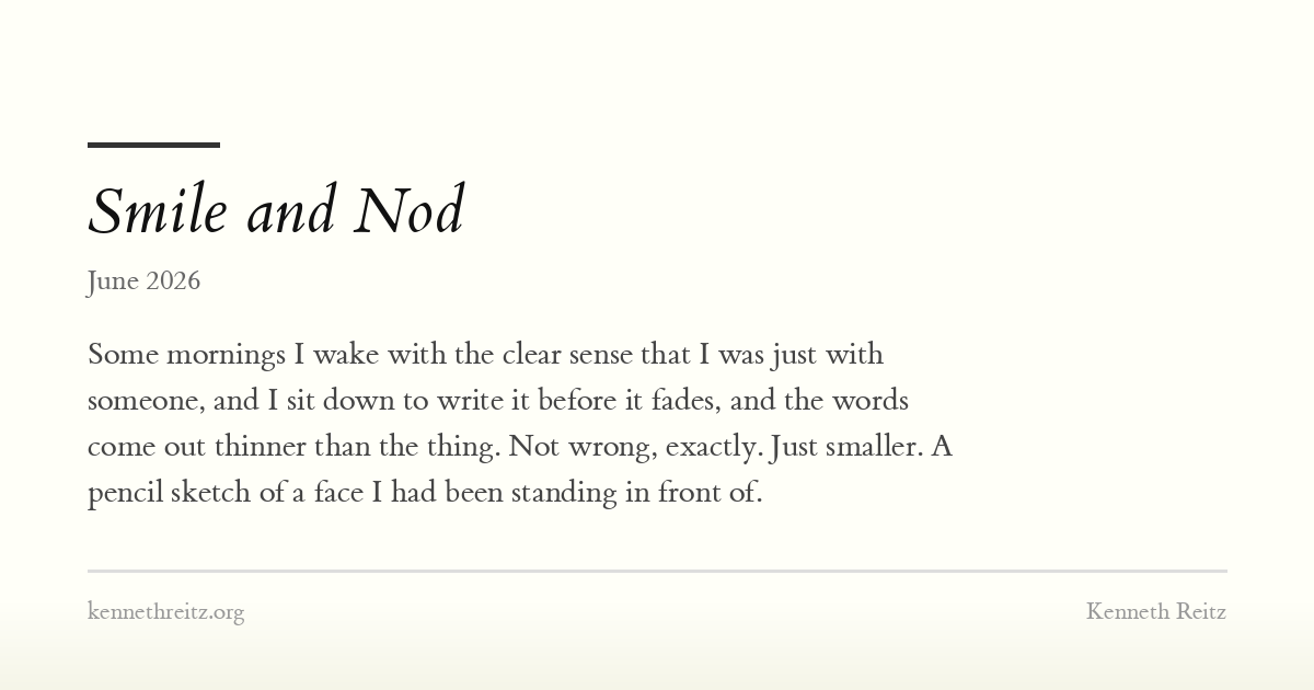 Smile and Nod